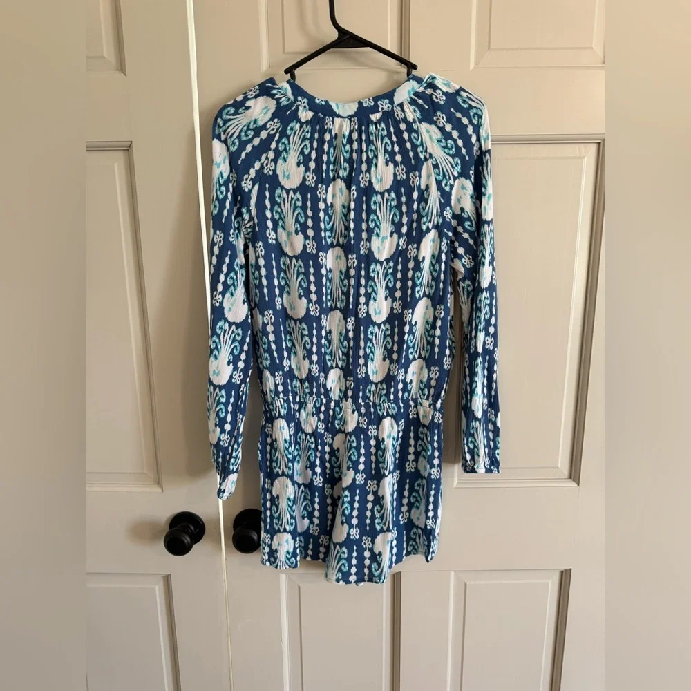 Lilly Pulitzer Blue and White Jumpsuit - Picture 2 of 5